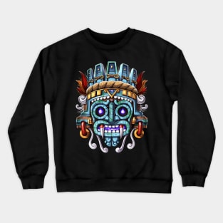 Aztec God Tlaloc Crewneck Sweatshirt